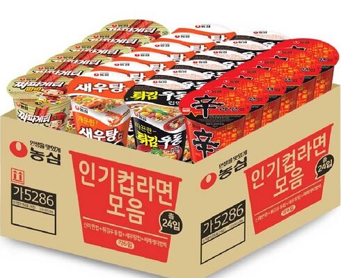 올해 최고 농심컵라면 인기 아이템 추천 8가지
