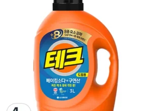 2024년 최저가 테크액체세제 꼼꼼한 후기